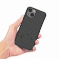 thumbnail image 5 of Dteck Holster Case Compatible with iPhone 13, Combo Shell & Holster Slim Shell Case for Men with Built-in Kickstand + Swivel Belt Clip Holster for Apple iPhone 13 2021 ONLY , Black, 5 of 6