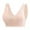 Beige, variant on Daisy Bras For Older Women 2024 Comfortable Convenient Front Closure Button Cotton Bras For Seniors No Underwire Bras