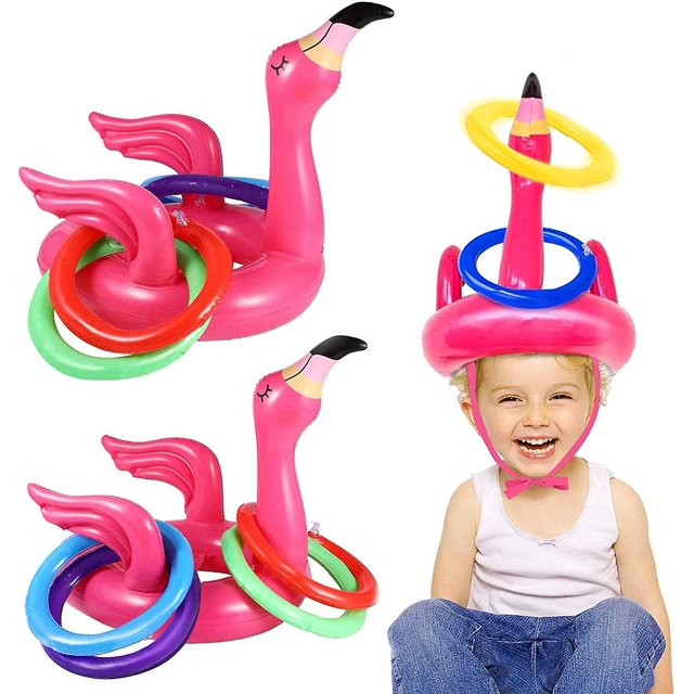 3 paquetes de juguetes inflables para piscina, juguetes de piscina para piscina, juguetes de piscina hawaianos, juguetes de playa de Luau, juegos de flotadores de agua al aire libre para carnaval brand modelStyleType