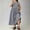Gray, variant on WRFWUL Womens Plus Size Sleeveless Maxi Dresses Casual Loose Fit High Low Hem Keyhole Neck Midi Dresses Summer Beach Dresses