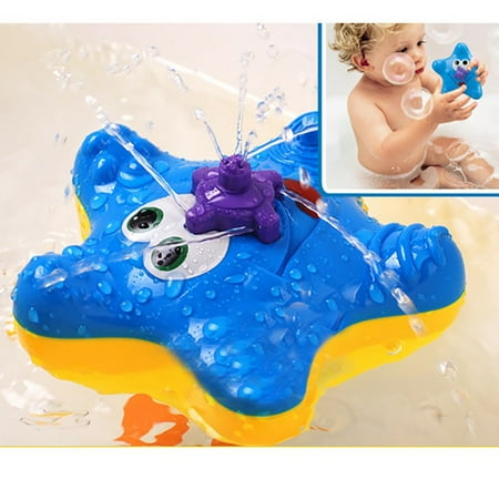 Sassy Bath Toys Funny 2 Colors Children Bathing Water bath Toy Starfish Baby Sassy Toys Cute Swimming Toys ()