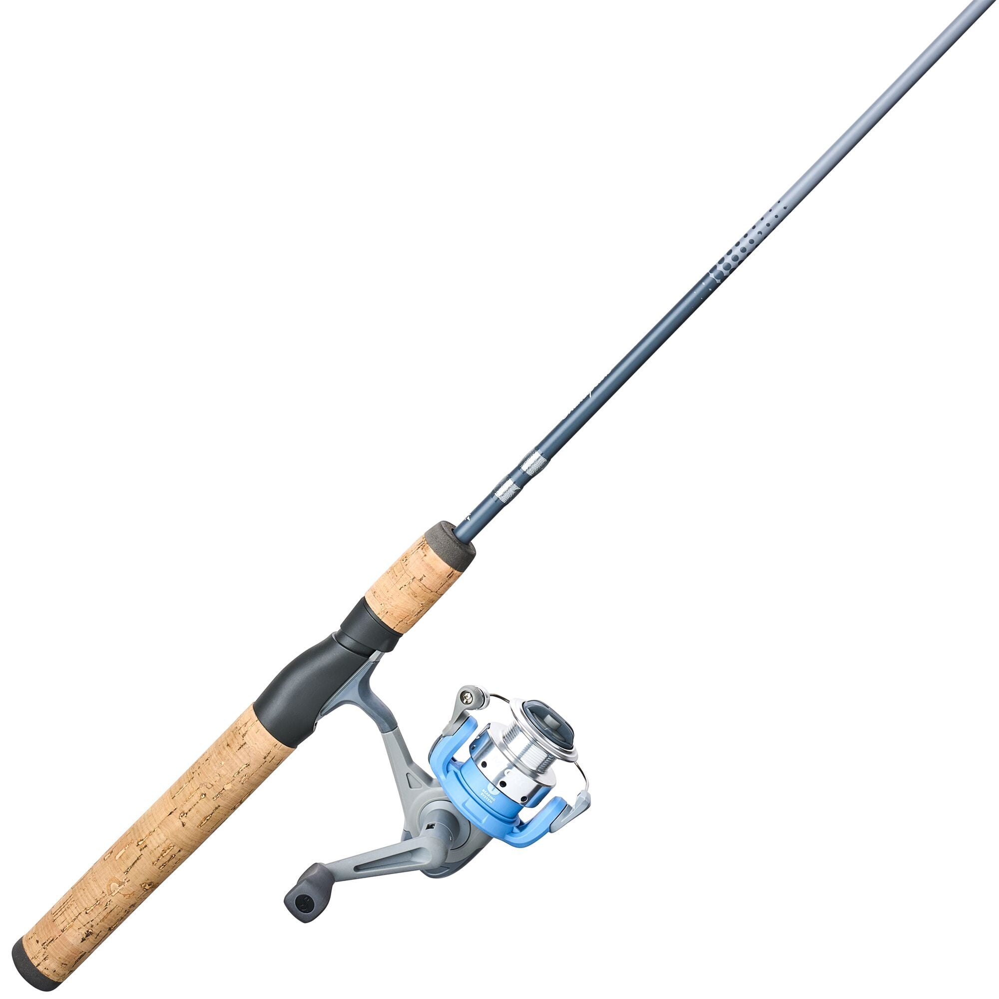 Shakespeare Micro Spinning Travel Combo, 6'6" 3-pc Light Fishing Rod, 25-Size Reel