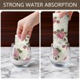 thumbnail image 6 of 2 Pcs Pioneer Flower Floral Print Pattern Kitchen Towels, Funny Microfiber Dish Towel Set, 18" X 26" Tea Towels, 6 of 6
