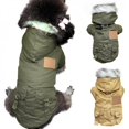 thumbnail image 2 of Clearance Waterproof Dog Winter Jacket Pets Cold Weather Coats with Soft Warm Polyester Cotton Windproof Snowsuit Outdoor Apparel for Medium Large Dogs, 2 of 6