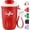 Red, variant on 12 oz Coffee Vacuum Flask, 316 Stainless Steel Insulated Travel Mug with Lid and Handle for Hot Cold Drinks, Camping, Home and Office
