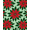 Red, Pattern 2, variant on ODIKA 4'x6' Machine Washable Non-Slip Area Rug, Pathway Jewel Hearth Celebration Artistry High Traffic Rug, Red, 505423