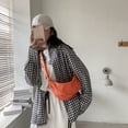 thumbnail image 1 of Bolsa Bolso bandolera de lona para mujer a la moda. bolso informal para el pecho para mujer (naranja), 1 of 9