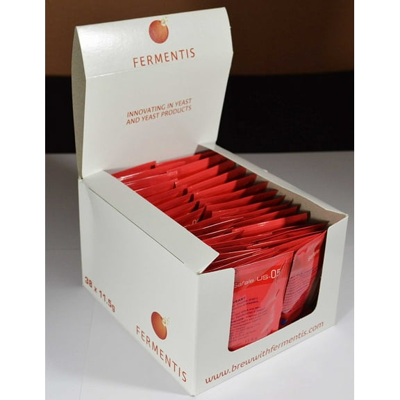 Fermentis Safale US-05 Beer Brewer's Yeast 38-Count Retail Boxed Case