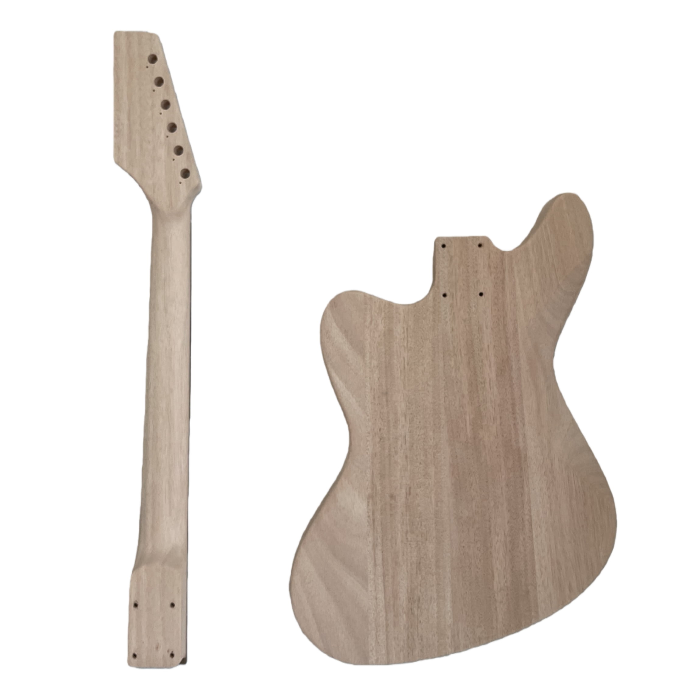 DIY Electric Guitar Kit Beginner Kit Mahogany Body Neck Rosewood Fingerboard 6-String