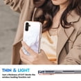 thumbnail image 2 of Case Compatible with Samsung Galaxy A14 5G Cases Samsung A14 5G Phone Case Ultra Thin Anti-Scratch Marble Protective case (White), 2 of 14