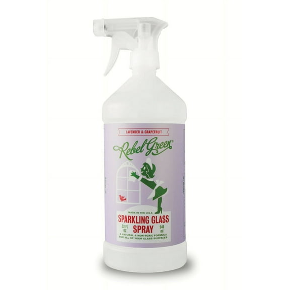 Rebel Green Sparkling Glass Spray, Lavender & Grapefruit, 32 Oz
