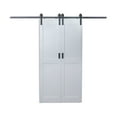 thumbnail image 2 of Montana 42x84 Double Vinyl Barn door kit White, 2 of 3
