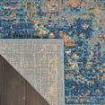thumbnail image 6 of Nourison Tranquil Distressed Persian Navy Blue 2' x 4' Area Rug, (2' x 4'), 6 of 8