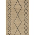 thumbnail image 4 of nuLOOM Nita SpinClean Tribal Bands  Easy-Jute Machine Washable Area Rug, 4' x 6', Nita Natural, 4 of 9