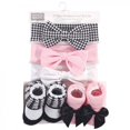 thumbnail image 2 of Hudson Baby Infant Girl Headband and Socks Set 5pk, Houndstooth, 0-9 Months, 2 of 2