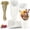 White, variant on 50 Pcs Charcuterie Cups with 100 Cocktail Picks, Disposable 12oz Kraft Paper Snack Cups, Appetizer Cups for Parties, Black