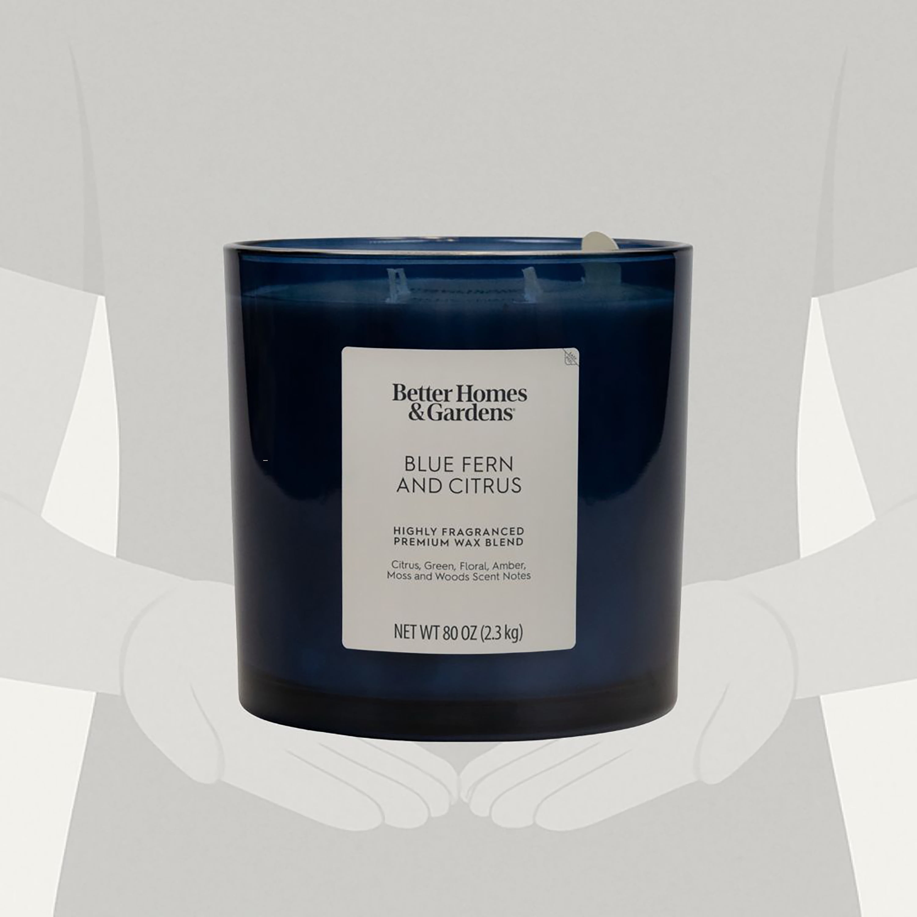 Better Homes & Gardens 4-Wick Large Oversized Jar Candle 80oz.