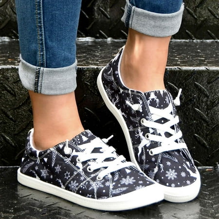 

Egmy Women S Flats Loafers Lightweight Soft Walking Shoes Slip On Casual Shoes Black 39