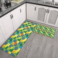 thumbnail image 2 of Colorful Cartoon Dinosaurs FlyingReptiles Pattern Kitchen Rugs Sets Of 2,Anti Fatigue Kitchen Mat Rugs Non Slip Washable,Decorative Kitchen Floor Mats for Kitchen,Sink,Laundry,17"x30"+17"x47", 2 of 7