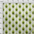 thumbnail image 3 of oneOone Cotton Silk Light Green Fabric Ikat Sewing Material Print Fabric By The Yard 42 Inch Wide, 3 of 6