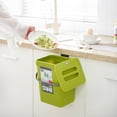 thumbnail image 4 of Youkk Sturdy And Durable Wall Mounted Trash Cans For Clean Household Environment blue 7L, 4 of 6
