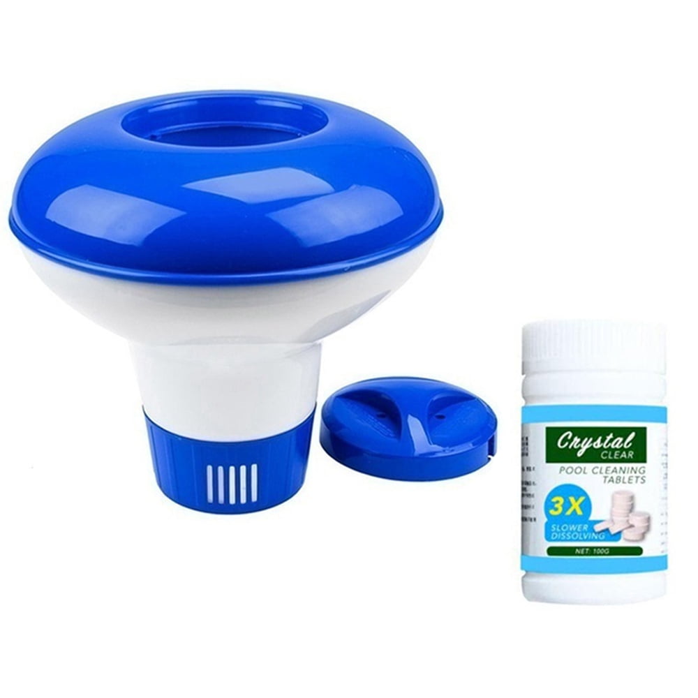 Metropolitan Overeenstemming vijand Floating Chlorine Tablet Dispenser,5" Chlorine Floater Tablet Dispenser,Pool  Chlorine Floater,Floating Chlorinator for Pool,Spa, Hot Tub,and  Fountain,Include 100 Pieces Chlorine Tablets - Walmart.com