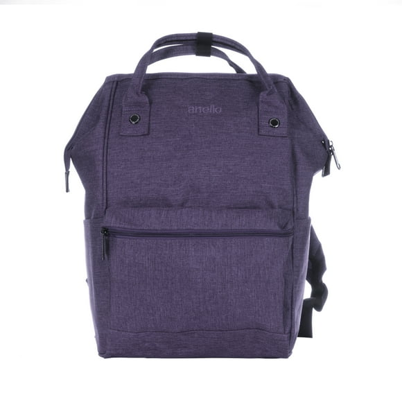 Mochila Backpack Bolsa de Viaje Anello Morado Matte