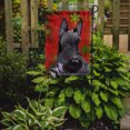 thumbnail image 2 of Scottish Terrier Red and Green Snowflakes Holiday Christmas Flag Garden Size, 2 of 3