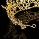 thumbnail image 4 of EeaseMX Frcolor - 1 pieza de tocado de novia, tiara barroca con libélula dorada y cristales de imitación, tiara de boda vintage, corona de reina para boda, cumpleaños, fiesta (dorada), 4 of 7