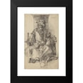 thumbnail image 2 of After Albrecht Dürer 17x24 Black Modern Framed Museum Art Print Titled - An Oriental Ruler Seated on His Throne (1523), 2 of 5