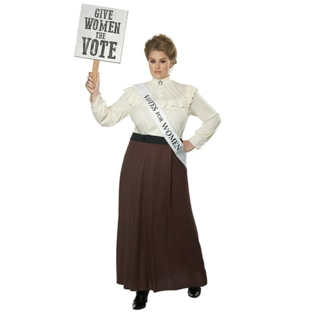 English Suffragette Plus Size Costume