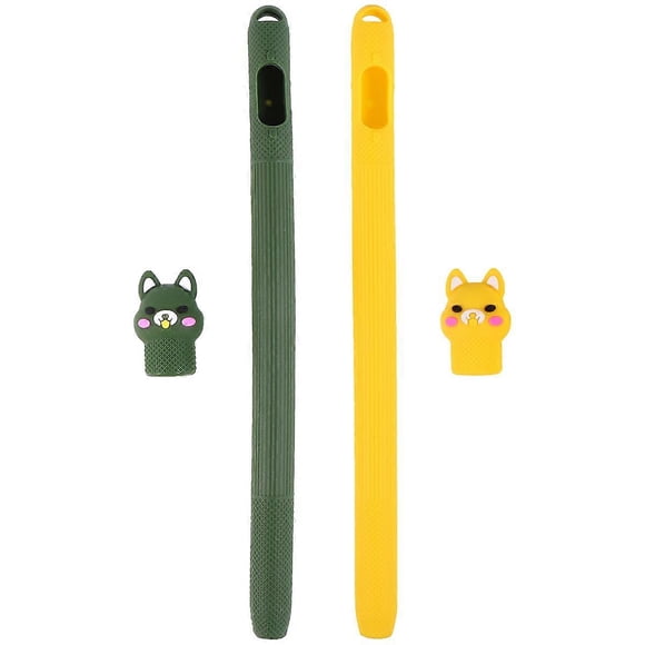 2pcs Silicone Stylus Pencil Protective Case Compatible for Apple Pencil 1