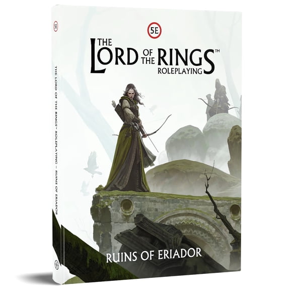 The Lord of the Rings Roleplaying 5E: Ruins of Eriador - Campaign Module - Supplemental Hardback RPG Book, LOTR, Free League Publishing
