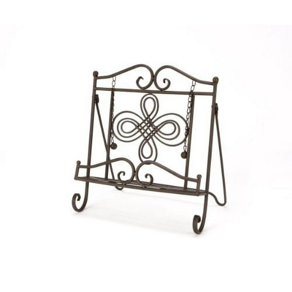 Tripar Swirl Design Metal Cookbook Stand