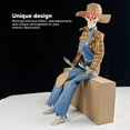 thumbnail image 2 of <p>Halloween Cowboy Skeletons, Unique Compact Halloween Cowboy Skull Statue Simulation  For Desktop</p>, 2 of 7