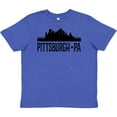 thumbnail image 3 of Inktastic Pittsburgh Pennsylvania City Skyline Youth T-Shirt, 3 of 5