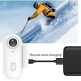 thumbnail image 6 of GoSnap - 4K Thumb Action Camera, Gosnap Camera, Go Snap Body Cam, Thumb Cameras, HD 1080P/4K Pocket Action Cam, Wearable Necklace with 360° RotationSpring Clip, Mount Anywhere (White*1080), 6 of 10