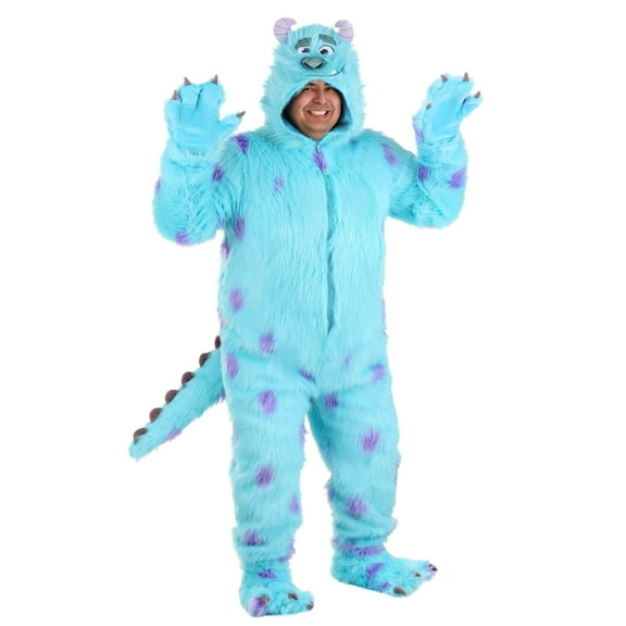 Plus Size Hooded Disney Monsters Inc Sulley Costume