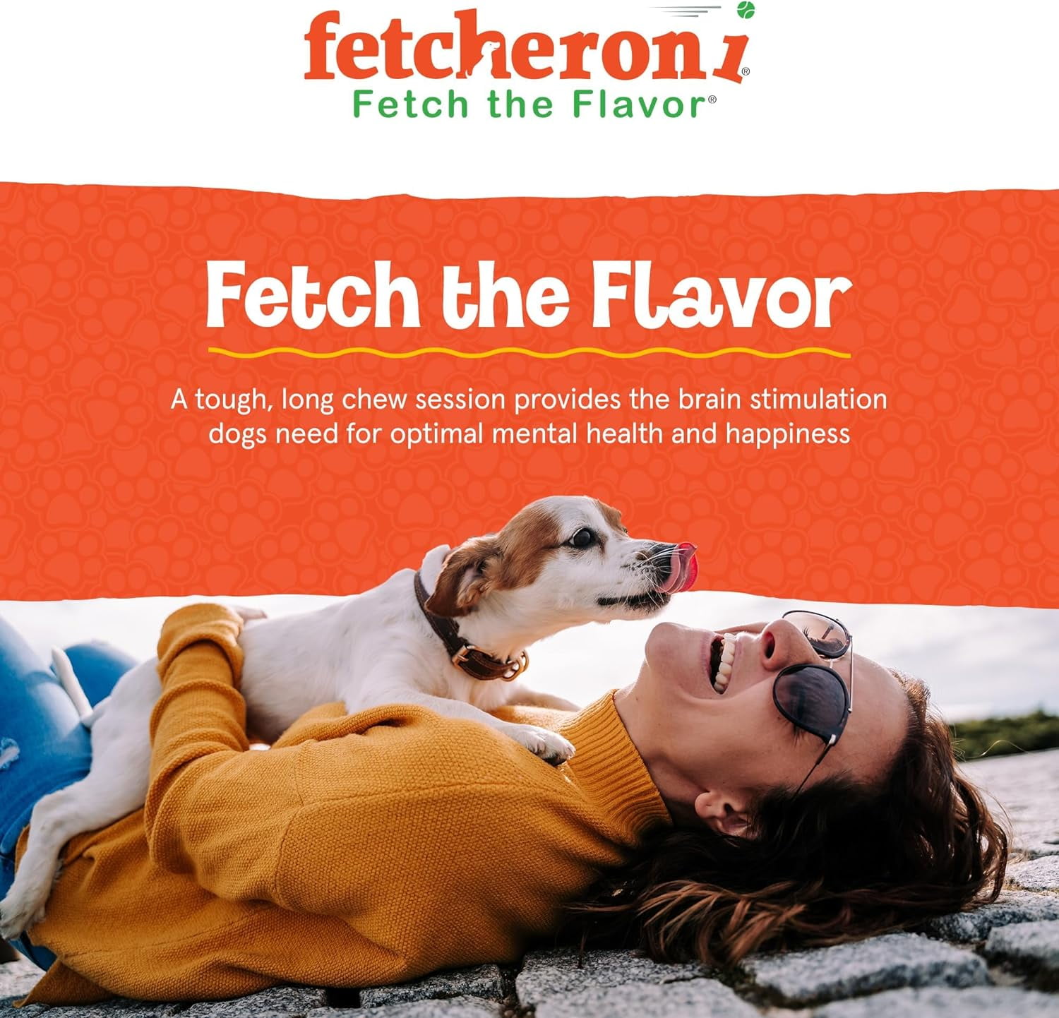 FETCHERONI Stuffed Dog Bone - Dog Treat Filled with Flavor for Your Dog - Great for Dog Treat or Training - Long Lasting Dog Chew. (3 to 4 ienches, Bully Stick Flavord)