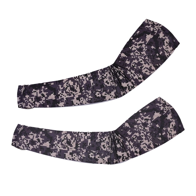 Naiovety Brazo Sol Protección UV Enfriamiento Transpirable Cuff Ropa deportiva Calentador largo sin dedos Mangas al aire libre Hombres Ciclismo Type3 NO3