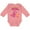 Mauve, variant on Inktastic Dinosaur Future Big Sister Girls Long Sleeve Baby Bodysuit
