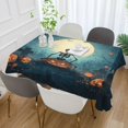 thumbnail image 3 of DEIARA Halloween Skull Theme Square Tablecloth 60×120in Polyester Fabric Tablecloth Washable Dust Resistant Wrinkle Resistant, 3 of 9