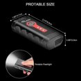 thumbnail image 2 of Luz para bicicleta, potente 2400 lúmenes, 4400 mAh, luz delantera para bicicleta, lámpara de faro LED recargable por USB, 4 modos de luz, resistente al agua IP65 para acampar, 2 of 5
