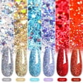 thumbnail image 2 of LILYCUTE 7ml brillo Gel esmalte de uñas láser lentejuelas Soak Off UV Gel Vernis Semi permanente colorido uñas Gel DIY Nail Art Esmalte zhangmengya LED, 2 of 2
