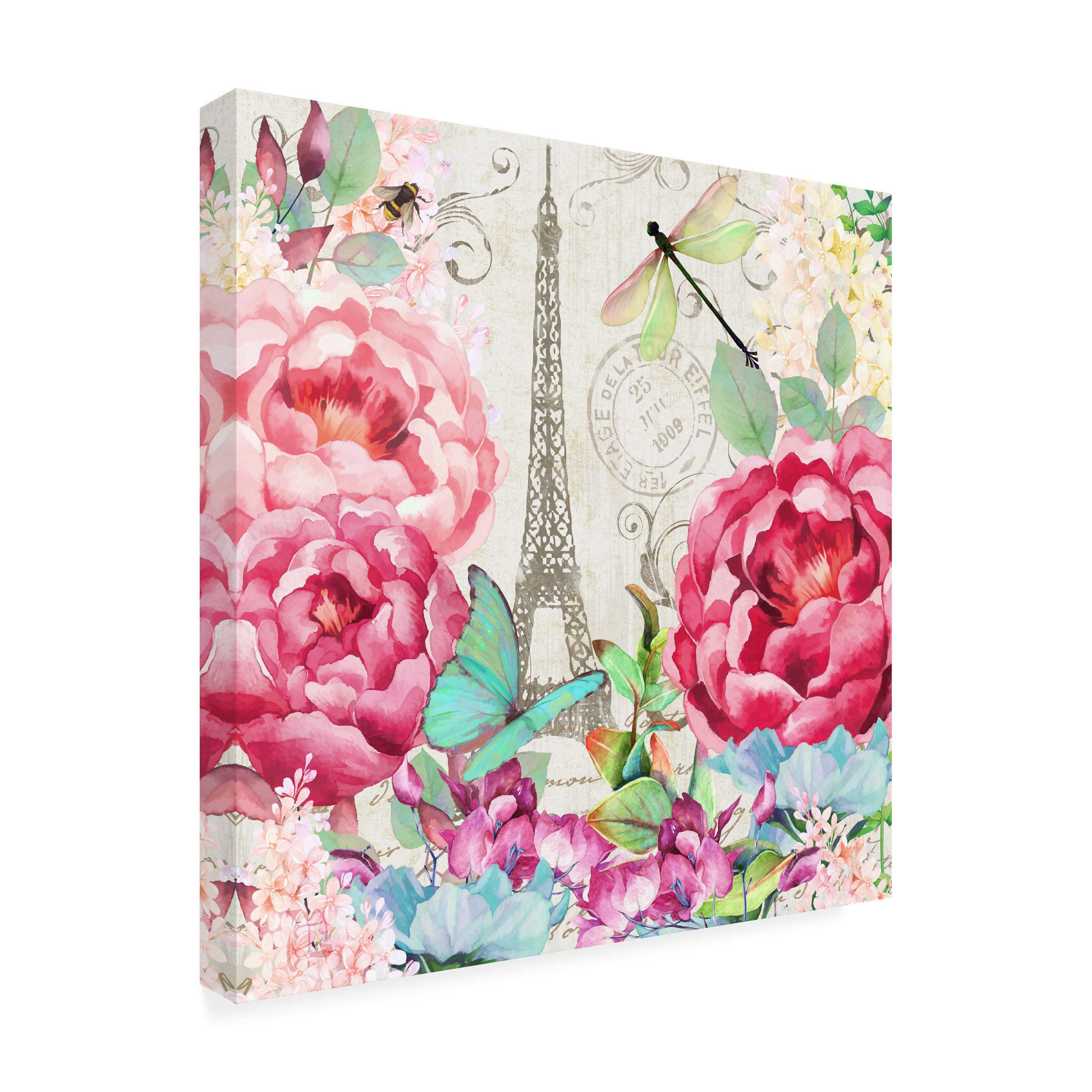 Trademark Fine Art 'Le Printempsa Paris' Canvas Art by Tina Lavoie
