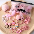 thumbnail image 1 of 30PCS New Plush Rabbit Cute Princess Headwear Kids Elastic Hair Bands Children Ropes Girls Accessories Baby Headdress5 He Qiyong unisex, 1 of 1