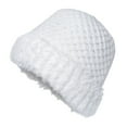 thumbnail image 4 of iHPH7 Hats for Women Skull Cap Beanie Y2k Beanie Skull Cap Women Beenies Hats Wool Hat Winter Beanie White One Size, 4 of 4