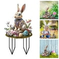 thumbnail image 2 of YYV Easter Colored Eggs and Bunnies Inserted The Ground, 2 of 7