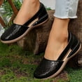 thumbnail image 4 of Dakaela Chaussures Compensées Décontractées pour Femmes, Mocassins Confortables à Enfiler, Bout Rond, Découpes, Chaussures Plates d'Été pour la Marche, 4 of 8