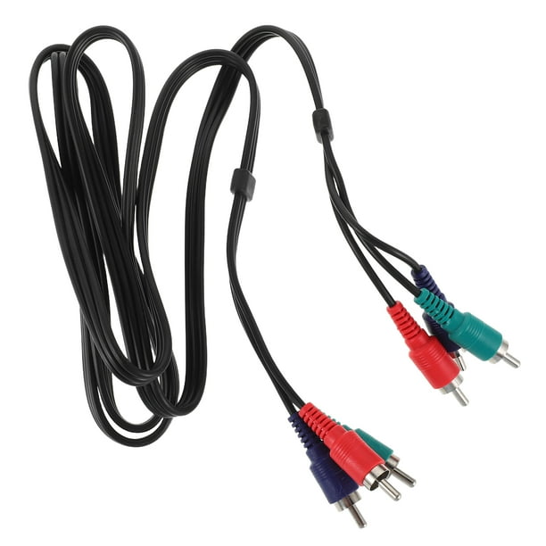 Cable de audio Cable de audio y vídeo compuesto Cable de componente macho a macho para conexión de DVD a TV Transmisión de vídeo Compatible con varios dispositivos